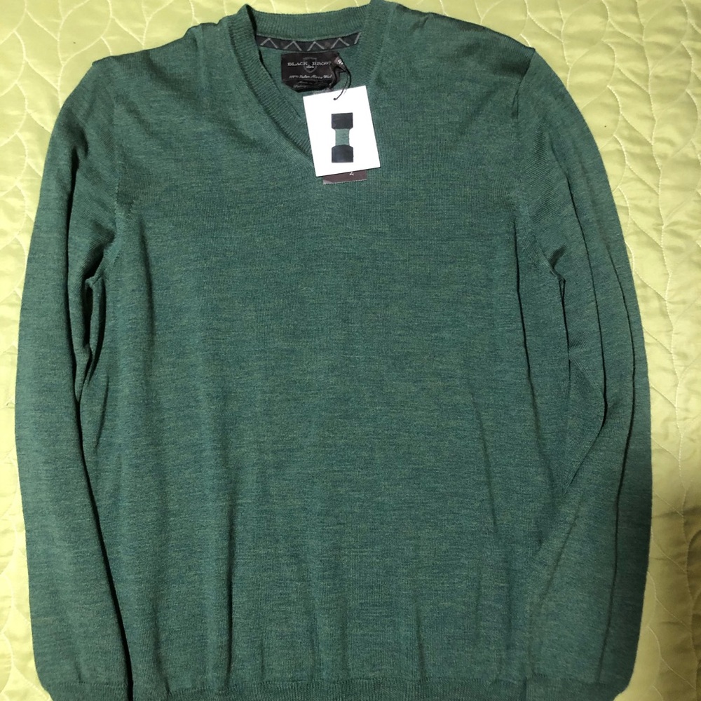 Black Brown 1826 Wool men’s sweater NWT